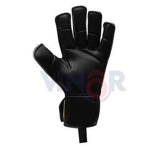 Vente chaude Gants de gardien de but de football professionnels toutes tailles avec logo personnalisé Cuir de haute qualité pour la protection sportive OEM ODM - Product Image 3