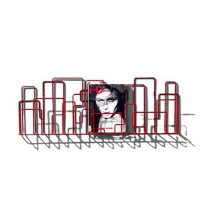 Porte-revues mural en fil métallique noir Design ultime Porte-revues simple - Product Image 3