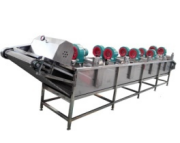 Machine automatique de poudre d'ail TCA 200-500 kg/h ligne de production d'épluchage d'ail de Type chaîne électrique commerciale de productivité élevée