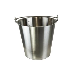 Lightweight food grade <strong>plastic</strong> <strong>bucket</strong> ideal for kitchen <strong>and</strong> food service environments <strong>with</strong> easy to carry <strong>handle</strong> <strong>and</strong> sealed <strong>lid</strong> - Product Image 4