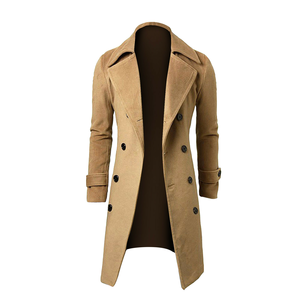 Manteau long élégant pour homme Hiver 2025 – Tendance, chaud, en laine, décontracté et respirant - Product Image 2