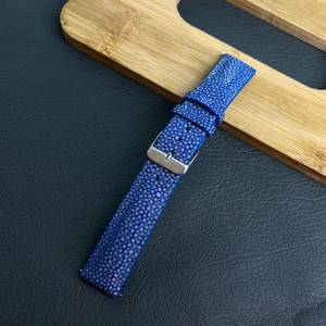 Best Selling 22mm <b>Silicone</b> <b>Watch</b> Strap Stingray Leather Band for Vietnam-Made Smartwatches Direct Factory Price - Product Image 4