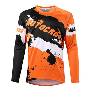 เสื้อกีฬามอเตอร์ครอสสำหรับแข่งรถวิบากเสื้อกันลมระบายอากาศได้ดีแห้งเร็ว - Product Image 1