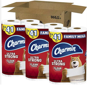 NUEVO Papel Higiénico Ultra Fuerte, Suave, Desechable y Lavable, Clean Touch, Mega Rollos Familiares, Paquete de 18 Rollos Estándar - Product Image 3