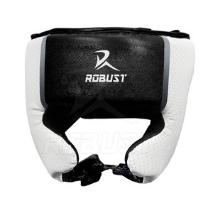 Protector de Cabeza de Cuero para Boxeo - Colores y Tamaños Personalizables, Protección Ajustable de Alta Calidad para Artes Marciales - Product Image 2