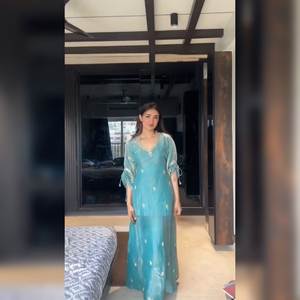 Salwar Kameez traditionnel indien pakistanais de créateur, robe Bollywood, tenue de soirée, costume de mariage - Product Image 1