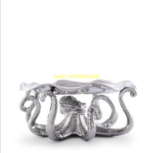 Support à gâteau en bois avec base en métal doré support d'affichage à dessert octogonal rustique Cupcake pâtisserie plateau de service outil de gâteau de mariage - Product Image 4