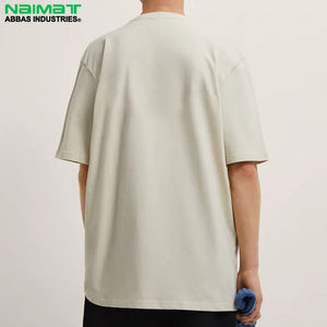 T-shirt épais 100% coton pour hommes Design graphique personnalisé respirant surdimensionné épais confortable avec impression numérique - Product Image 2