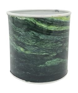 Vase à fleurs en métal moderne et écologique, pot décoratif de table, finition émaillée, fait à la main, pour l'intérieur et l'extérieur - Product Image 5