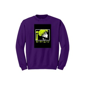 100% algodón Casual Anime colección sudadera invierno 280gsm + personalizable pecho estampado Diseño y Color ODM Logo en el frente - Product Image 1
