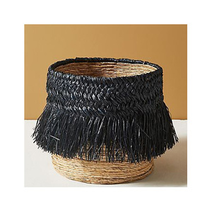 Customizable Handmade Seagrass <b>Basket</b> Natural, Durable & Stylish Storage for Fruits, Vegetables, <b>Bread</b>, and Home Accents - Product Image 3