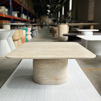 Table à manger ronde en béton de taille différente style de vie personnalisée en usine mobilier d'extérieur en béton prix raisonnable réglable