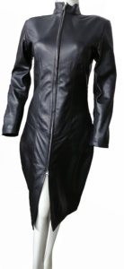 Nouvelle arrivée robe en cuir véritable décontractée respirante pour femmes/robe en cuir pakistanaise/robe en cuir pour femmes - Product Image 3