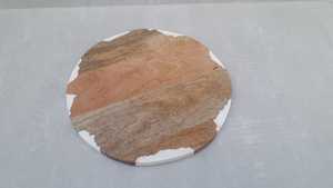 Sous-verres en bois et en résine au design moderne avec support de table Sous-verres en époxy pour tasses à thé et café - Product Image 4