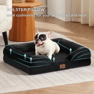 Hot-selling Sponge Dog Kennel Square Pet Nest Breathable Pet Bed Spring Autumn And Winter Warm Sofa For All Seasons