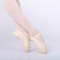 Zapatos de Ballet Personalizados para Mujeres, Hombres y Niños, Ligeros, con Suela de Lona y Cuero Suave, Calzado de Danza, Venta al por Mayor de Fábrica OEM