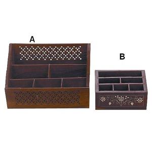 โต๊ะไม้ไผ่ไม้สำหรับจัดระเบียบโต๊ะของขวัญของตกแต่งบ้านสำนักงานบ้านดีไซน์ใหม่ - Product Image 5