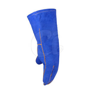 Guantes de soldador de cuero de último estilo hechos por profesionales, guantes de soldador de cuero antideslizantes de gran oferta - Product Image 5