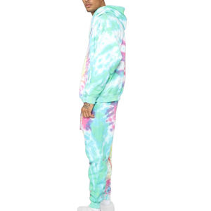 ชุดวอร์มมัดย้อมแขนยาวของผู้ชายเสื้อวอร์มมัดย้อมไซส์ใหญ่พิเศษสำหรับผู้ชายแฟชั่น2025 - Product Image 5