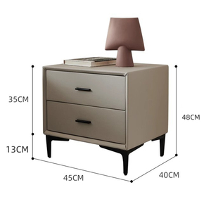 Tủ đầu giường cao cấp tối giản hiện đại với ngăn kéo lưu trữ có thể điều chỉnh cho nhà vào khách sạn hoặc phòng tập thể dục - Product Image 5