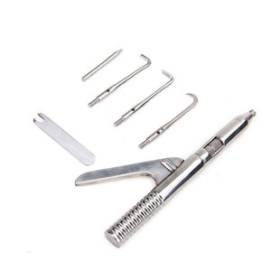 Kit de retrait de couronnes dentaires de type A avec poignée moletée, ensemble d'instruments chirurgicaux de classe - Product Image 2