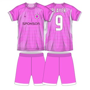 Custom <b>Heat</b> Transfer Printed Breathable Soccer Jerseys Unisex Adult 100% Polyester Quick Dry Anti Bacterial Stretch Football Set - Product Image 3
