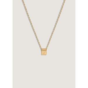 Collar Personalizado con Piedra de Nacimiento y Dije de Aguamarina con Tecnología de Incrustación en Bisel - Product Image 4