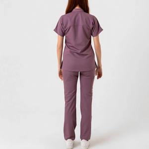 Personalizable Super Suave Transpirable y Lavable Manga Corta Hospital Scrubs Venta de Fábrica Uniformes de Enfermera para los Médicos - Product Image 3