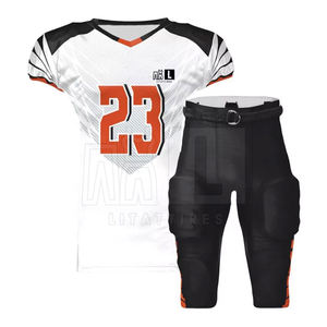 Dernier modèle Uniforme de football américain Nouveau style Uniforme de football américain pour jeunes Prix de gros - Product Image 1