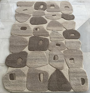 พรมขนนุ่มแบบอินเดียสำหรับการตกแต่งภายในบ้านพรมขนสัตว์หรูจากผู้ผลิตโดยตรง - Product Image 6