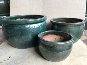 [Leo Nguyen Le] - Vente en gros de pots de fleurs en céramique vernissée sur mesure, grands pots en résine pour plantes d'extérieur/jardinage - Product Image 3