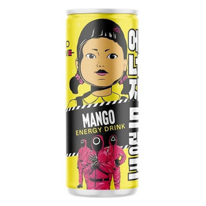 Bebida energética temática de calamar de calidad profesional transpirable hecha en fábrica 250ml repleta de potencia y estilo - Product Image 3