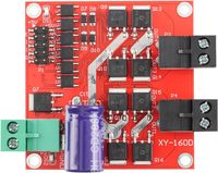 Carte de régulateur de moteur de voiture intelligente DC 6.5V-27V 7A PWM Double contrôleur de vitesse de pont H L298 Module de carte de pilote de moteur à courant continu 12V