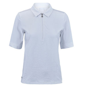 100% algodón para mujer para Polo directo de fábrica logotipo bordado estampado personalizado patrón de punto sólido ropa de calle transpirable - Product Image 5