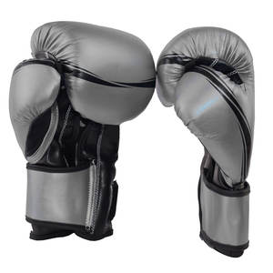 Gants de boxe en cuir personnalisés professionnels - Légers, écologiques, fermeture à scratch, gants d'entraînement confortables - Product Image 2