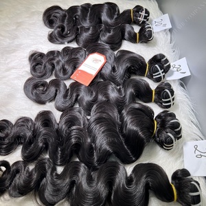 ช่อผมดิบสีธรรมชาติผมตรง/หยัก/หยิกผม100% - Product Image 4