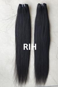Mèches indiennes naturelles Remy, cheveux lisses, doux et soyeux, cool, 10A, pour extensions de cheveux humains, bruts, non traités - Product Image 4