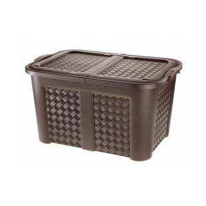 ARIANNA Trunk Weng 8035450909 Tontarelli Contenedor Ahorrador de Espacio de 130 Litros con Cestas Tejidas - Product Image 1