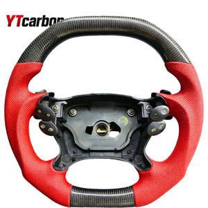 Volant en cuir bleu personnalisé YTcarbon pour E <span class=keywords><strong>SL</strong></span> CLS <span class=keywords><strong>350</strong></span> E550 SL55 SL63 E63 W211 R230 W211 C209 C219 W463 E230 AMG - Product Image 5