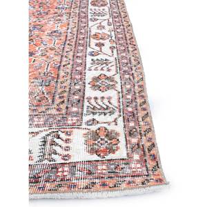 Alfombra de Lana Anudada a Mano de Gran Tamaño, Estilo Vintage, Pae-2659, Patrón Floral Rojo Naranja, para Sala de Estar, Pasillo, Rectangular, para Adolescentes - Product Image 4