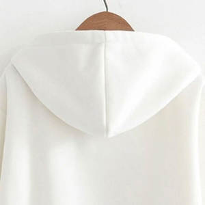 Sudaderas con Capucha para Mujer, Cálidas, para Invierno, Color Sólido Personalizado, Tejidas, 100% Algodón, Transpirables, Más Vendidas - Product Image 5