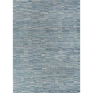 Tapis en laine noué à la main Blythe Ivory, motif abstrait, pour entrée, couloir, salon, design puzzle rectangulaire pour adolescents et maison - Product Image 1