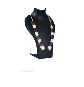 Elegante collar de cuentas de resina chapado en oro de moda hecho a mano joyería famosa para mujer moda oro amarillo Material regalo de boda - Product Image 1