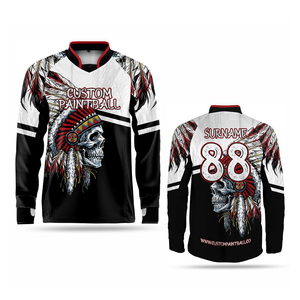 Camisetas de Paintball Personalizadas OEM por Sublimación, Camiseta de Paintball de Manga Larga, Camiseta de Paintball Ligera, Camiseta Reforzada Duradera - Product Image 3