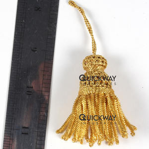 Gold Bullion <b>Tassels</b> PaiMetal <b>Tassels</b> for Church Vestments, Clergy Garments & Liturgical Decoration Handmade High Quality - Product Image 4