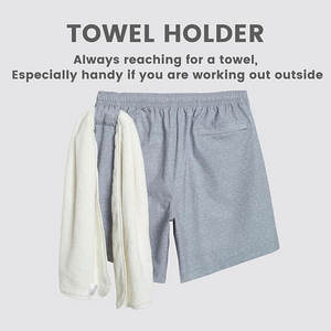 Short de gymnastique Polyester Noir Short d'entraînement de compression pour la course à pied Taille élastique Haute Solide Short de sport pour l'entraînement d'été personnalisé - Product Image 2