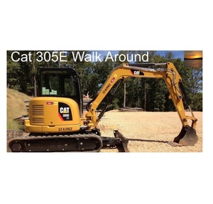 Excavatrice compacte Cat 305E à vendre, entretien impeccable, très fiable pour les travaux de construction et d'aménagement paysager - Product Image 3