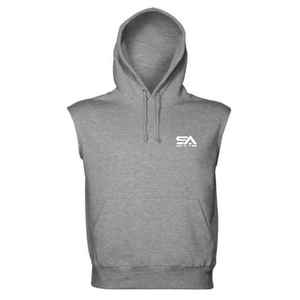 Sudadera con Capucha de Verano Personalizada de Primera Calidad, Secado Rápido, para Hombre, sin Mangas, para Gimnasio, Entrenamiento, Informal, 100% Poliéster, con Bolsillo - Product Image 4