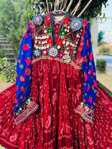 ชุดชาวอัฟกานิสถานสำหรับผู้หญิงเสื้อผ้าอิสลามปากีสถานชุดมุสลิมแบบอัฟกานิสถาน107 - Product Image 4