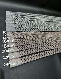 VVS Moissanite 925 argent Sterling 12MM 22 pouces bijoux pour femmes fiançailles lettre forme pendentifs et breloques cadeau d'anniversaire - Product Image 2